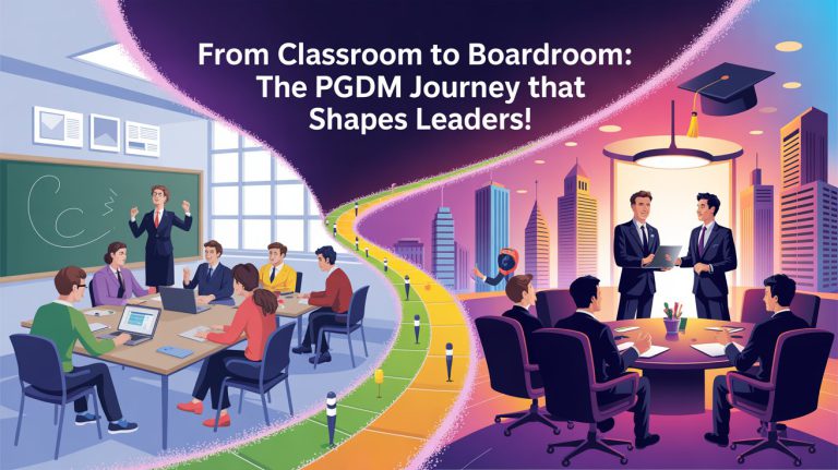 From Classroom to Boardroom: The PGDM Journey That Shapes Leaders!